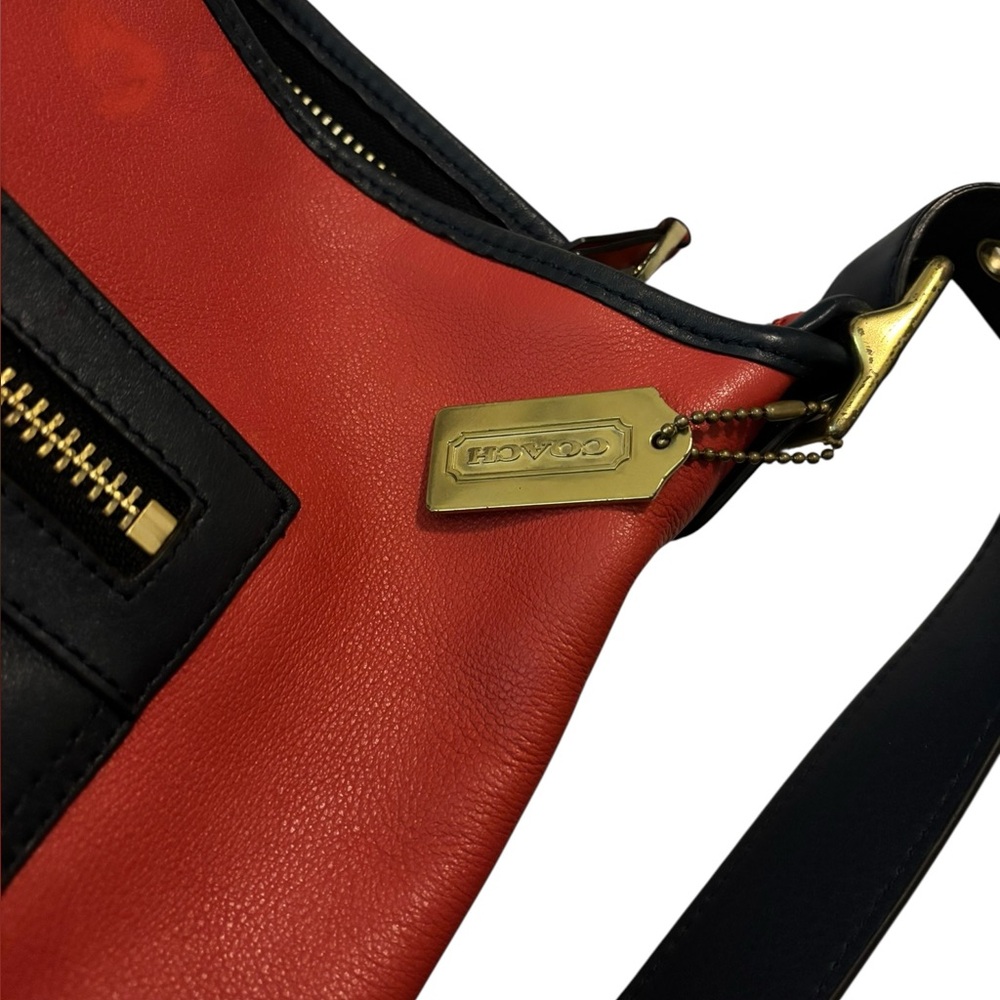 Coach | color block leather tote bag - Picture 9 of 10